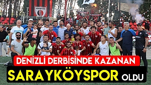 DENİZLİ DERBİSİNDE KAZANAN SARAYKÖYSPOR OLDU