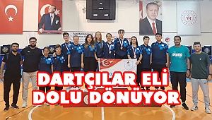 Dartçılarımız 13 madalya aldı