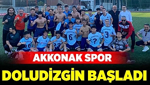 Akkonak Spor doludizgin başladı