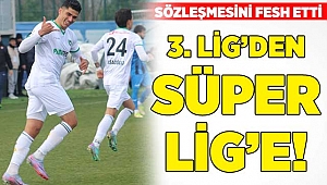 3. Lig'den Süper Lig'e!