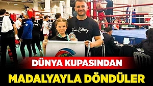 Dünya kupasından madalyayla döndüler